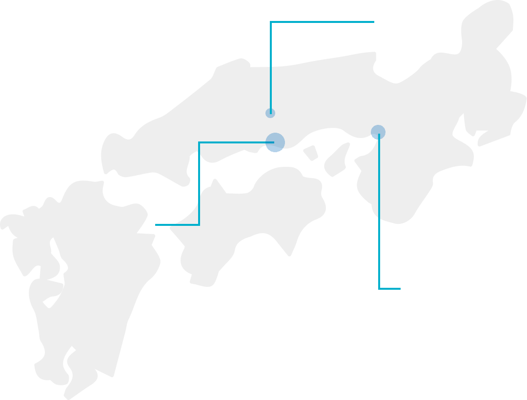 西日本の地図